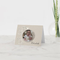 Photo Notecard de White Dove