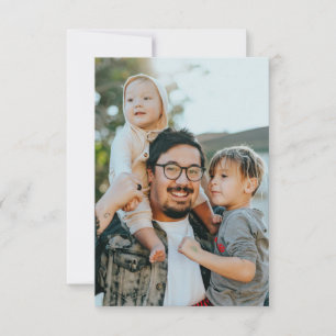 Carte De Remerciements Photo personnalisée