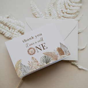 Carte de remerciements photo Wild One Lion