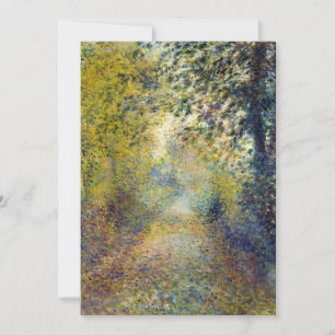Carte De Remerciements Pierre-Auguste Renoir - Dans les bois