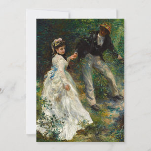 Carte De Remerciements Pierre-Auguste Renoir - La Promenade