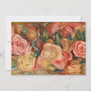 Carte De Remerciements Pierre-Auguste Renoir - Rose