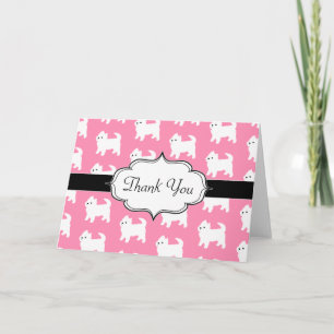 Carte De Remerciements Pink