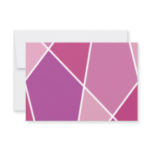 Pink JanaiCreates Color Collection Thank You Card