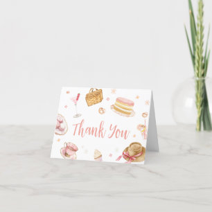 Carte De Remerciements Pique-nique Baby shower Brunch pour bébé