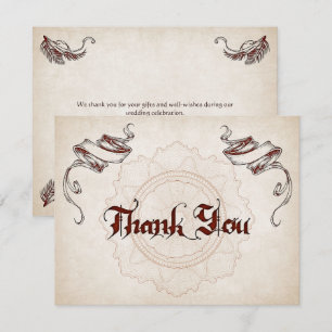 Carte De Remerciements Pirate Treasure Mariage