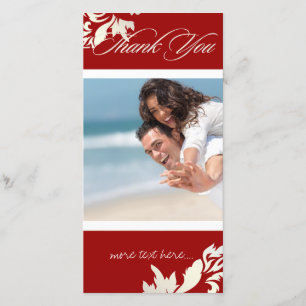 Carte De Remerciements PixDezines Damask 12/Merci/DO-IT-YOURSELF couleur