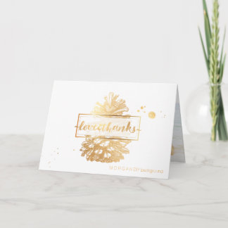 Carte De Remerciements PixDezines DO-IT-YOURSELF teintes/faux pinecones o