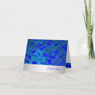 Carte De Remerciements PixDezines grunge stars mitzvah merci/DIYcolor