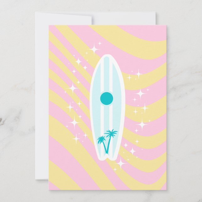 Carte De Remerciements Plage, Plage Art, Vibes tropicales, Preppy (Devant)