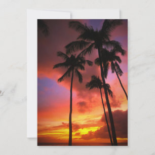 Carte De Remerciements Plages tropicales   Maui Hawaii