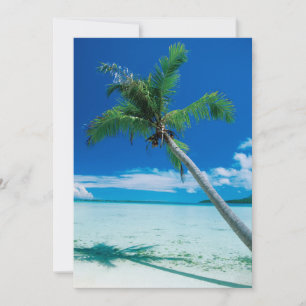 Carte De Remerciements Plages tropicales   Plage de Motu Tofari, Bora Bor