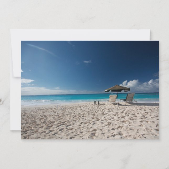 Carte De Remerciements Plages tropicales | Sandy Beach, Anguilla (Devant)