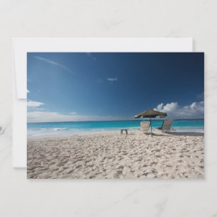 Carte De Remerciements Plages tropicales Sandy Beach, Anguilla