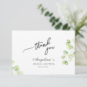 Carte de remerciements plat