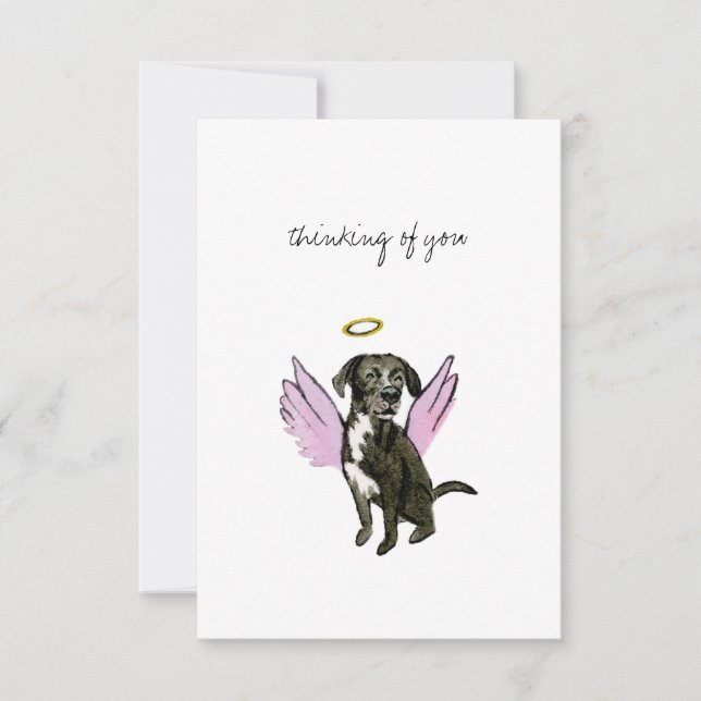 Carte de remerciements plat (Devant)