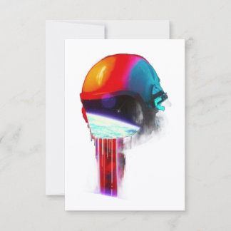 Carte de remerciements plat