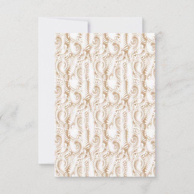 Carte de remerciements plat (Devant)