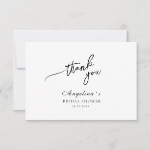 Carte de remerciements plat