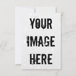 Carte de remerciements plat entièrement personnali