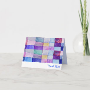 Carte de remerciements plié par ARBRE de PATCHWORK
