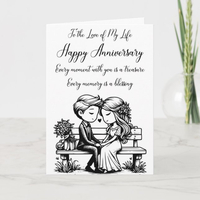 Carte de remerciements pliée (Devant)