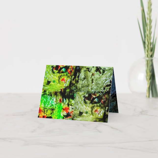 Carte de remerciements pliée (Devant)