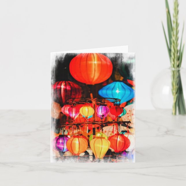 Carte de remerciements pliée (Devant)