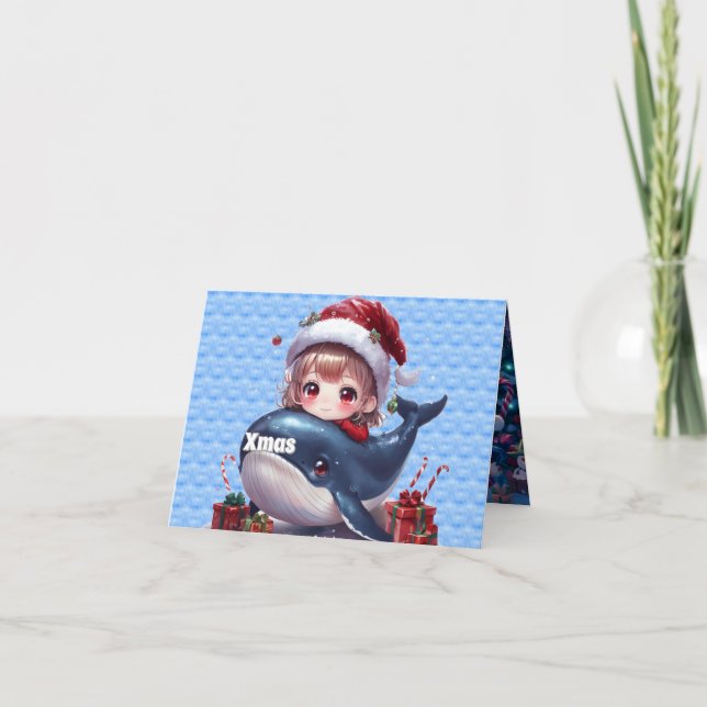 Carte de remerciements pliée (Devant)