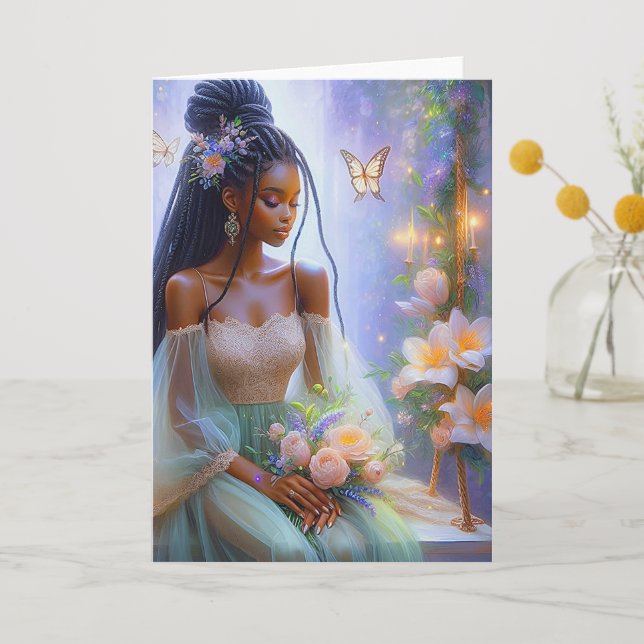 Carte de remerciements pliée (Recto)