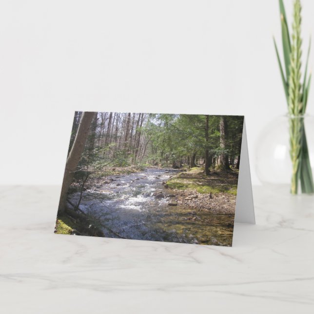 Carte de remerciements pliée (Devant)