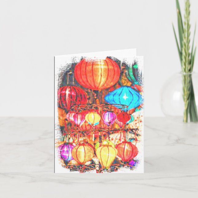 Carte de remerciements pliée (Devant)