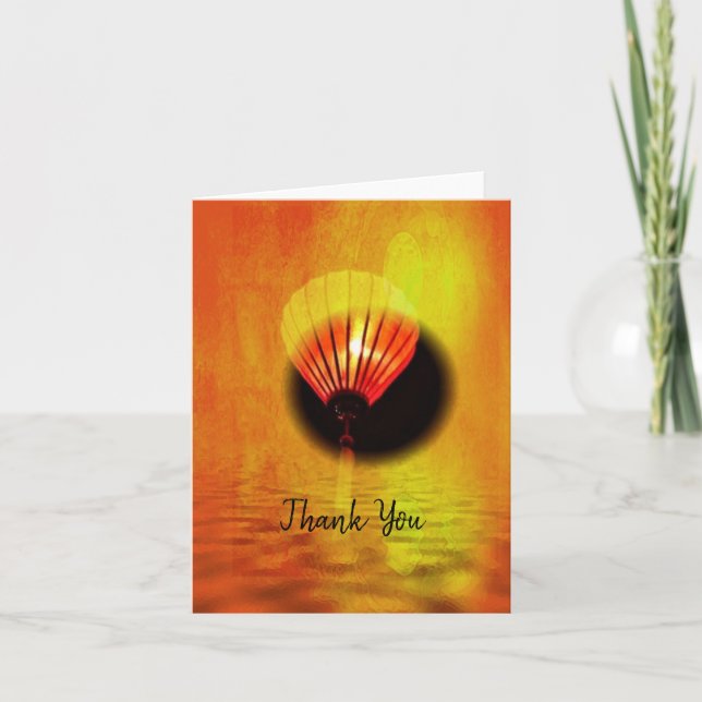 Carte de remerciements pliée (Devant)