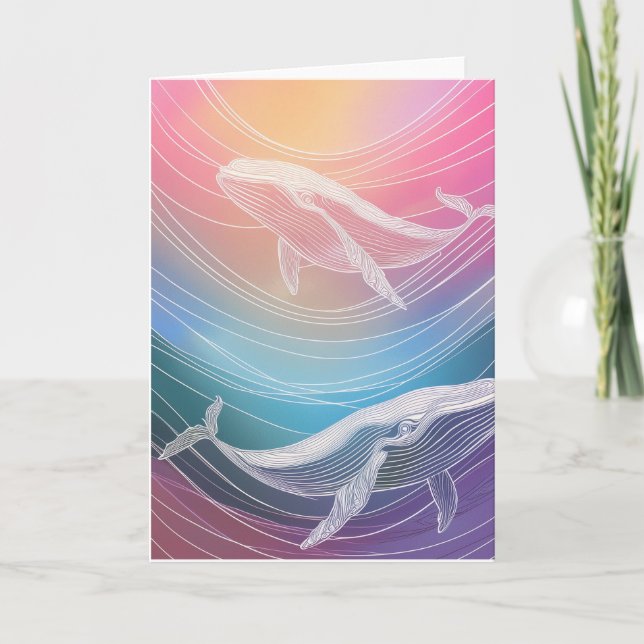 Carte de remerciements pliée (Devant)