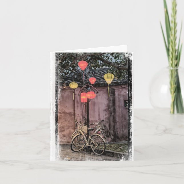 Carte de remerciements pliée (Devant)