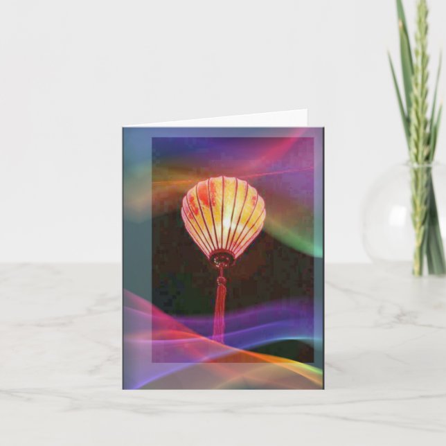 Carte de remerciements pliée (Devant)