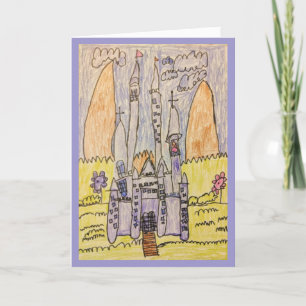 Carte de remerciements pliée CDO Art