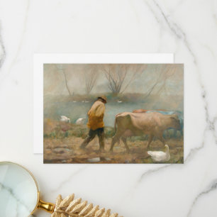 Carte De Remerciements Pluie d'avril par Newell Convers Wyeth