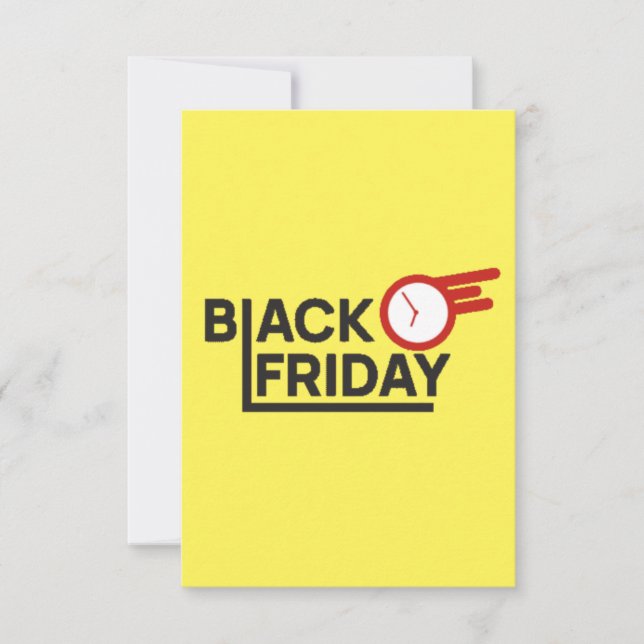 Carte De Remerciements pngtree creative black friday (Devant)