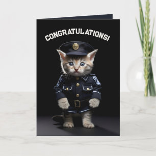 Carte De Remerciements Poches de la justice Kitten