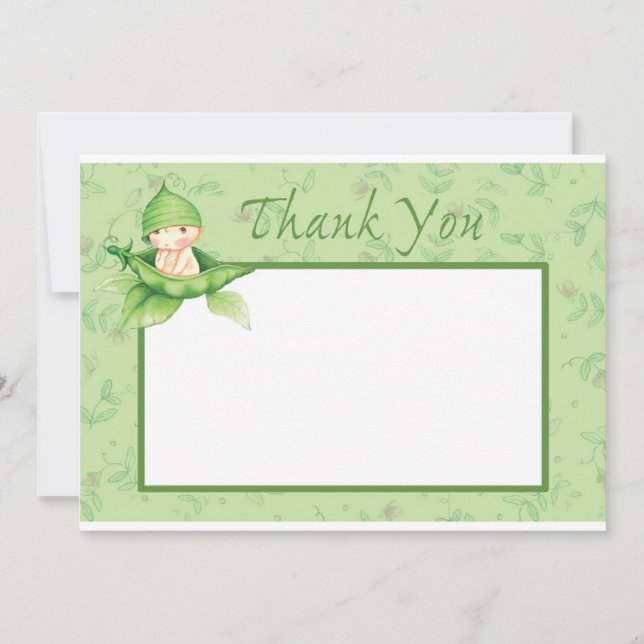 Carte De Remerciements Pois de senteur (Devant)