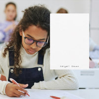 Police manuscrite blanche Ado simple