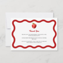 Pomme de nos yeux texte rouge pour baby shower aut