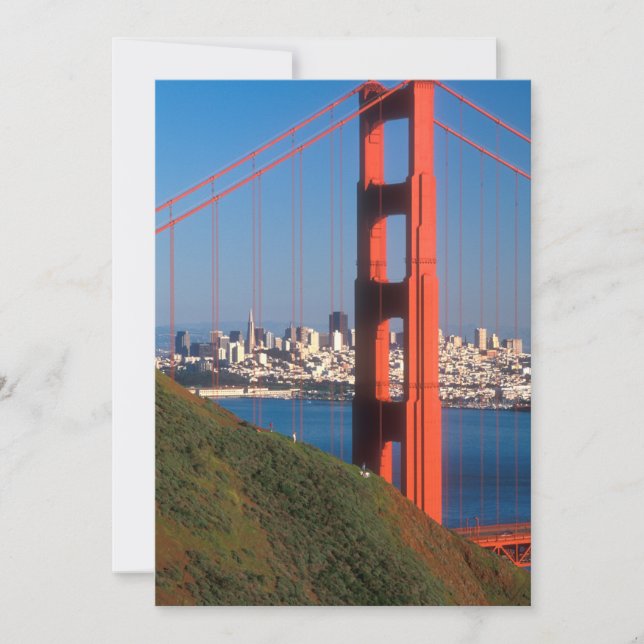 Carte De Remerciements Pont Golden Gate (Devant)