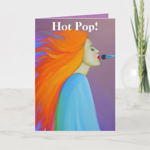 Carte De Remerciements Pop chaud