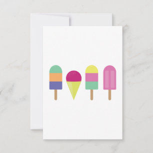 Carte De Remerciements Popsicules