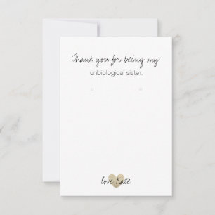 Carte De Remerciements Porte-oreille/Carte de remerciements - Fab du coeu