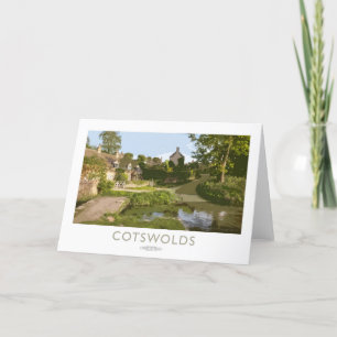 Carte De Remerciements Poster du Chemin de fer Cotswolds