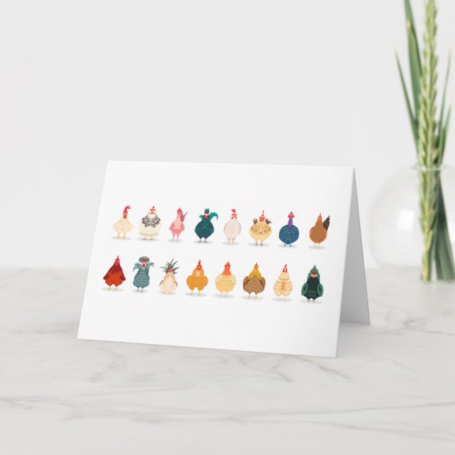 Carte De Remerciements Poulet mou (Devant)