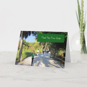 Carte de remerciements pour Guide